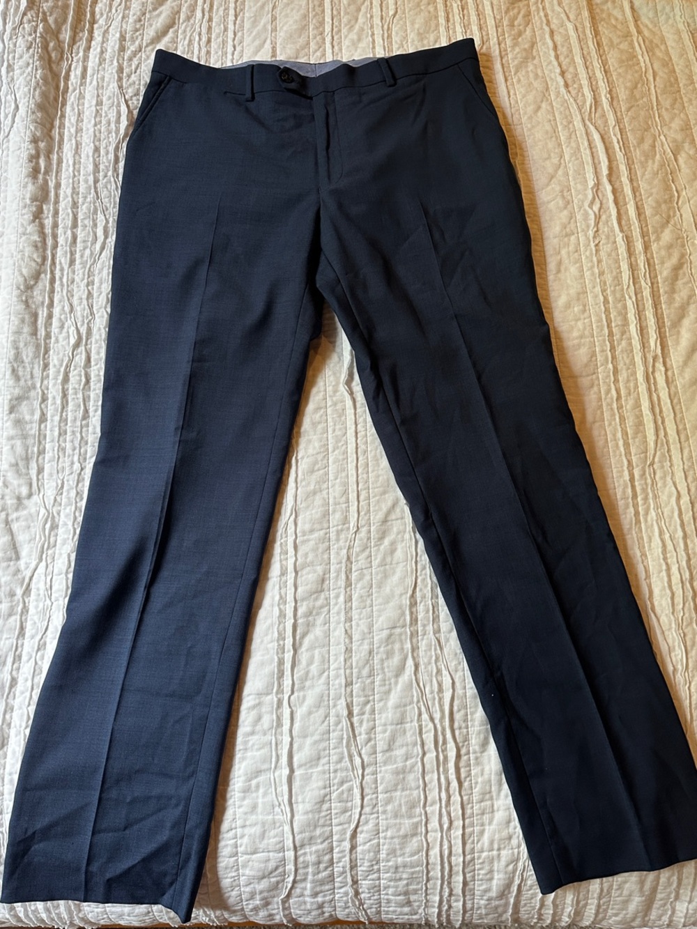 Tommy Hilfiger Men's Navy Dress Pants 36x32